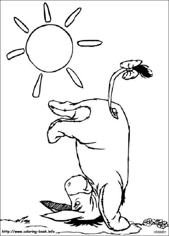 Winnie the Pooh coloring picture